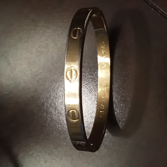Aldo Cipullo VTG Cartier Vintage 1970 Charles Revson Love Bracelet - Picture 12 of 13